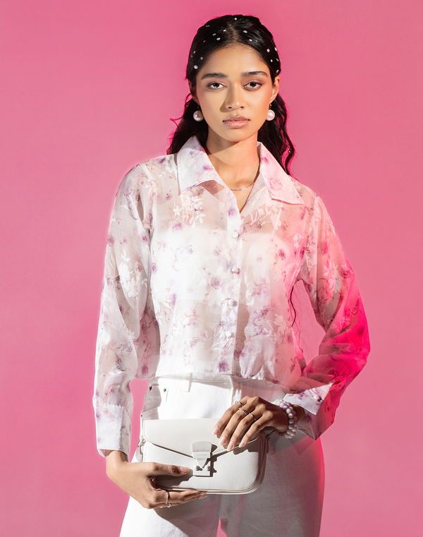 HUF & DEE BLISSFUL Women's Shirt Collar Blouse