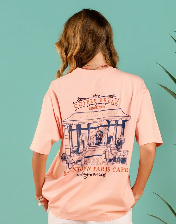 HUF & DEE CHERI SUMMER Women's Oversized T-Shirt