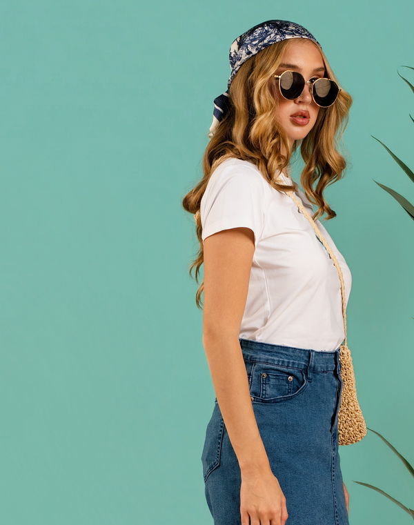 HUF & DEE CHERI SUMMER Women's Slim Fit T-Shirt