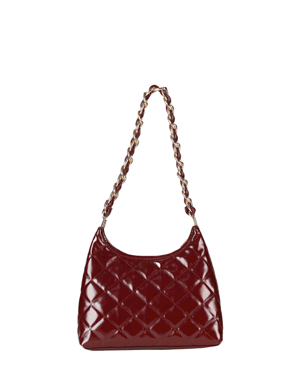 HUF & DEE Hobo Hand Bag Burgandy