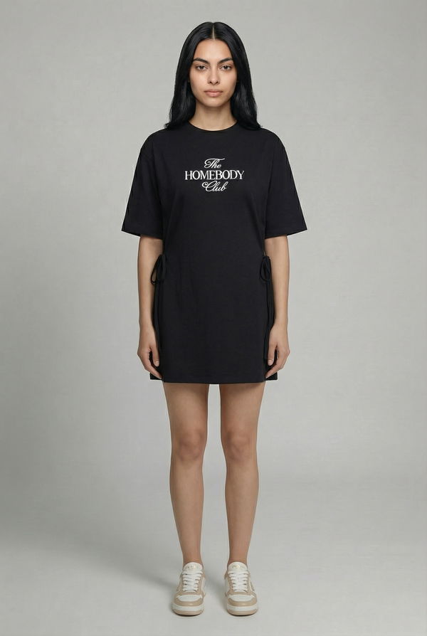 HUF & DEE LOUNGE LUXE Women's Casual Dress Black