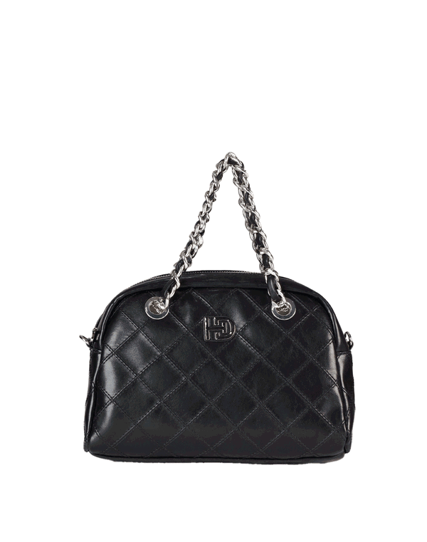 HUF & DEE Quilted Side Bag Black