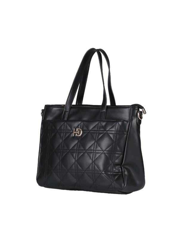 HUF & DEE Satchel Hand Bag Black