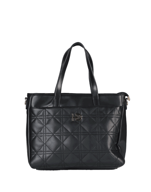 HUF & DEE Satchel Hand Bag Black