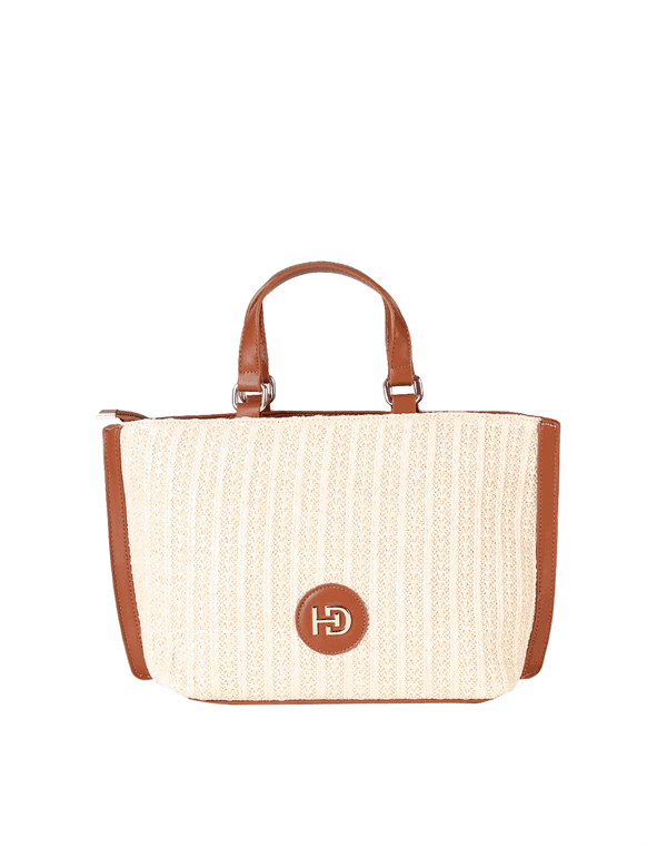 HUF & DEE Satchel Hand Bag Brown