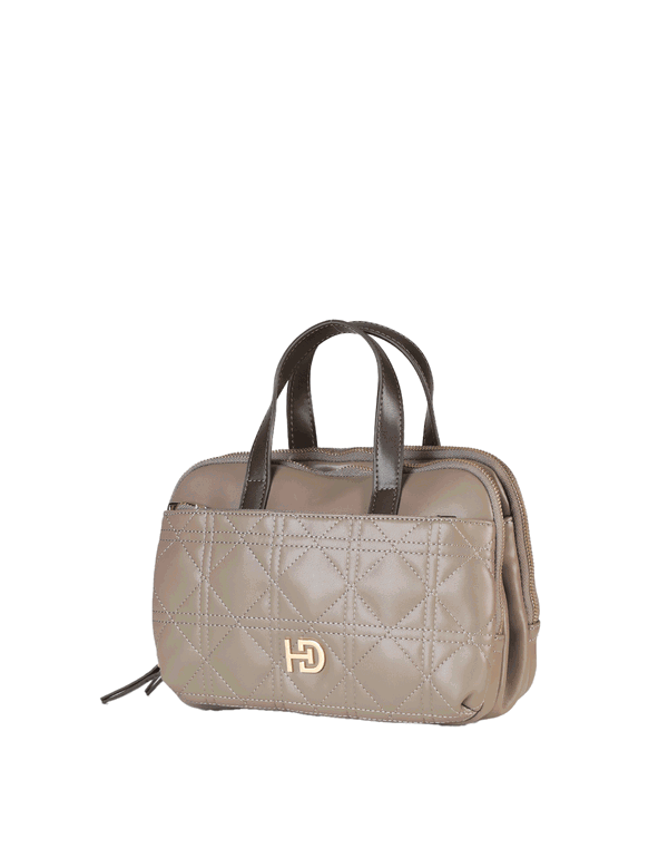 HUF & DEE Satchel Hand Bag Gray