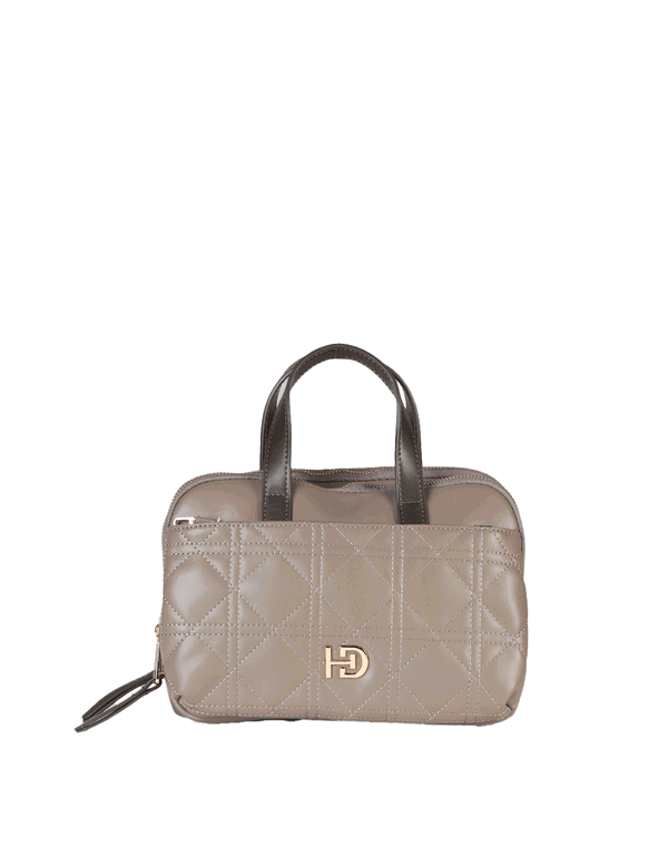HUF & DEE Satchel Hand Bag Gray