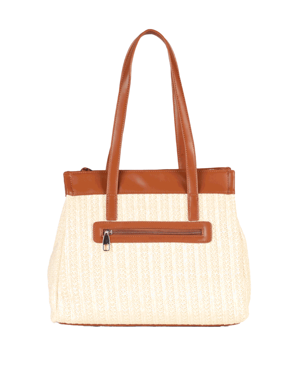 HUF & DEE Tote Hand Bag Brown