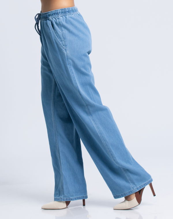 HUF & DEE Women's High Waist Jeans Light Blue