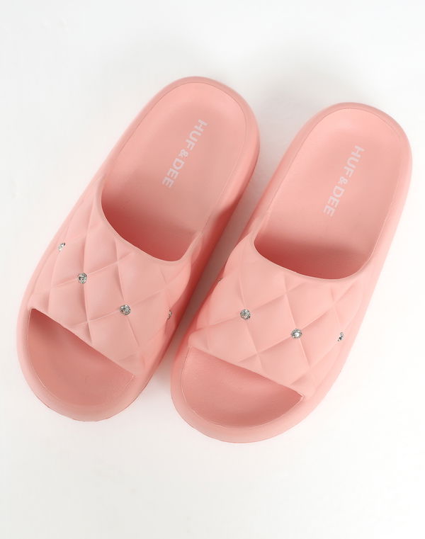 HUF & DEE Women's Slide Peach