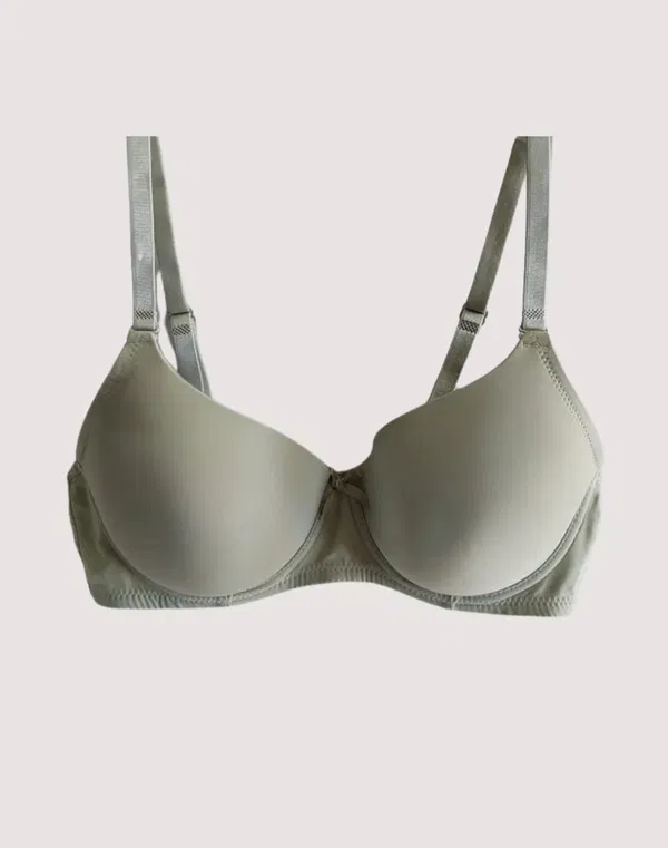 HUF & DEE Women's Wired Three Quarter Padded Bra Light Green