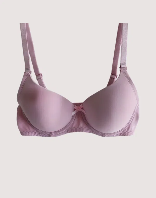 HUF & DEE Women's Wired Three Quarter Padded Bra Nude Pink