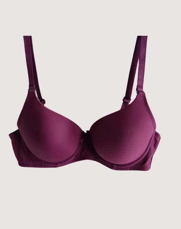 HUF & DEE Women's Wired Three Quarter Padded Bra Purple