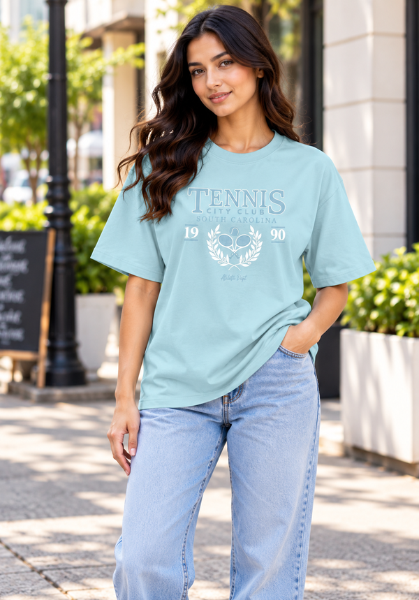 HUF & DEE Women's Oversized T-Shirt Sea Green