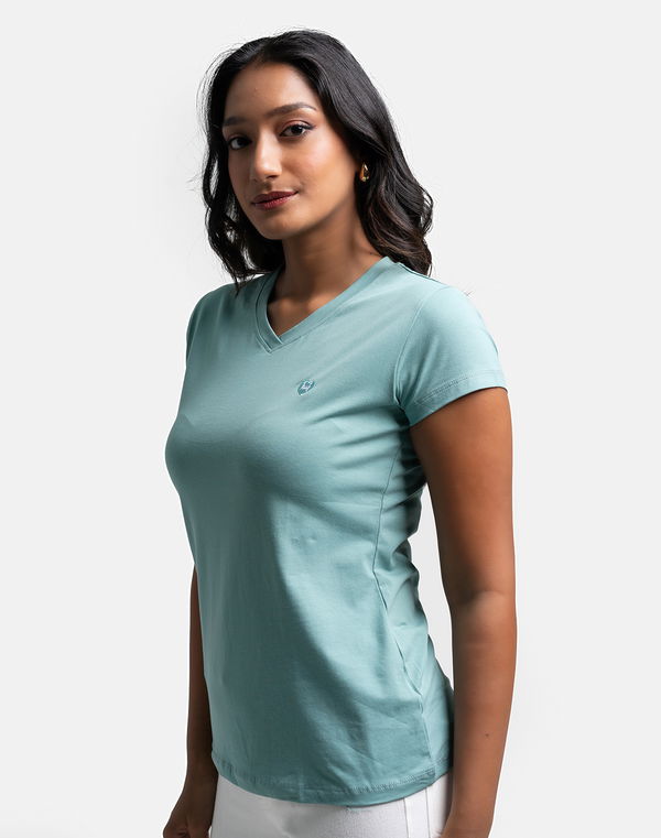 Huf & Dee V Neck Women's T-Shirt