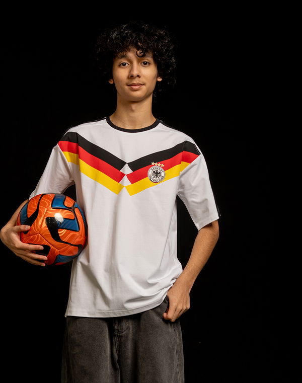 Kids Boys Oversized Football Fan Jersey – Germany Edition 