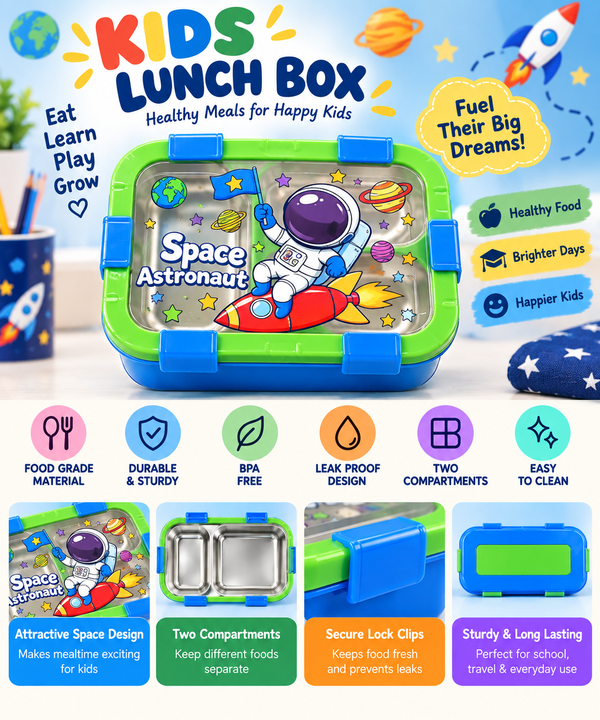 Kids Colorful Graphic Lunch Box