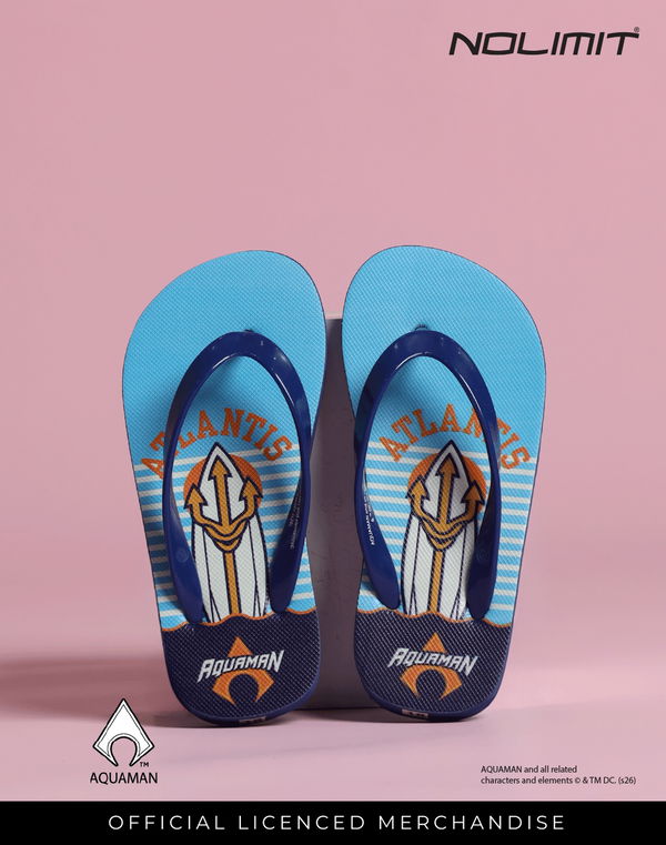 Kids Warner Bros Aquaman Flip Flop