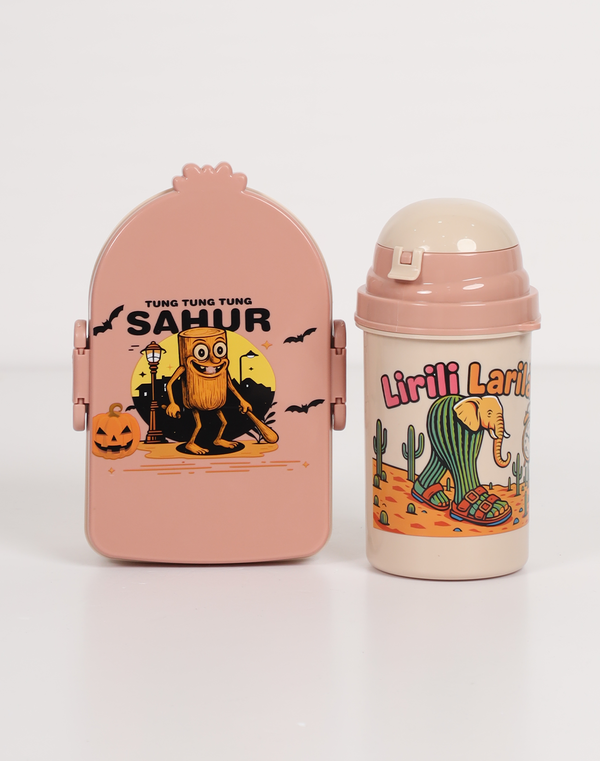 Lunch Box 2 Pcs Set Assorted