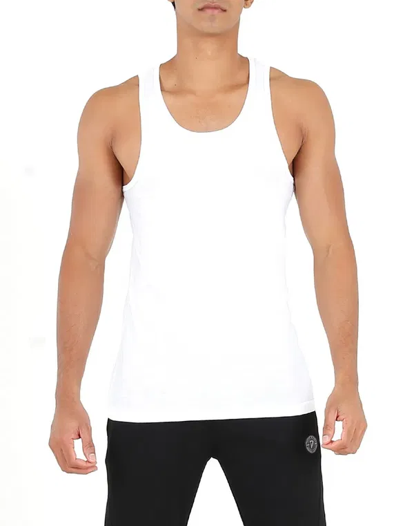 MBRK Men's Round Neck Sleeveless Vest