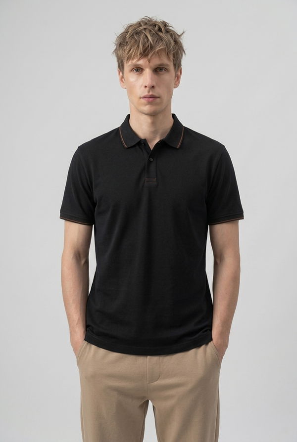MBRK Men's Regular Fit Polo T-Shirt Navy