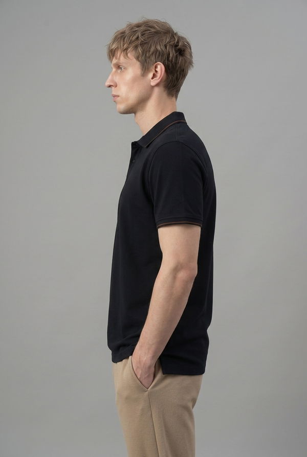 MBRK Men's Regular Fit Polo T-Shirt Navy