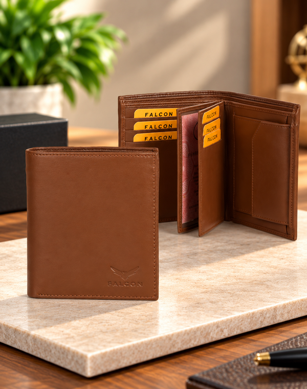Men's Bill Fold Leather Wallet