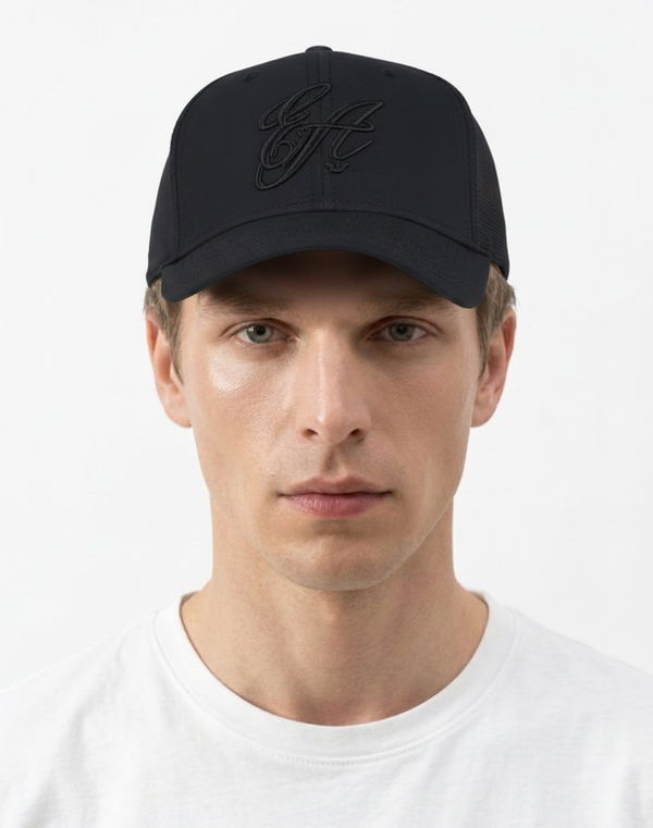 Men's Embroidery Cap Black