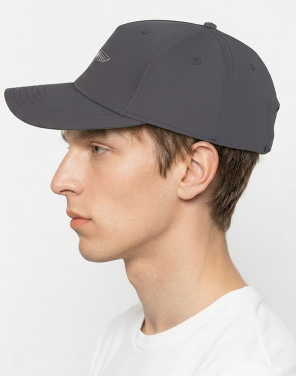 Men's Embroidery Cap Dark Grey