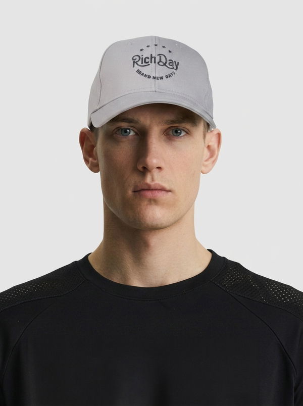 Men's Embroidery Cap Grey