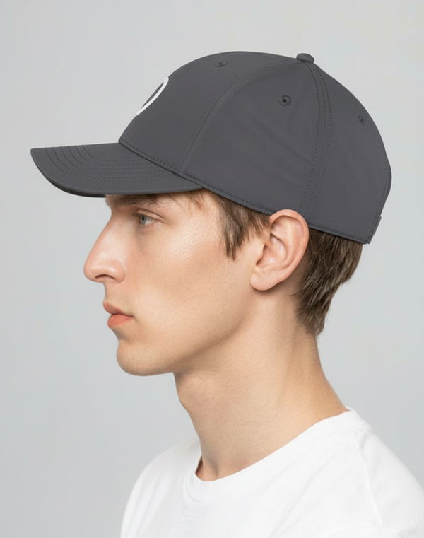 Men's Embroidery Cap Light Gray