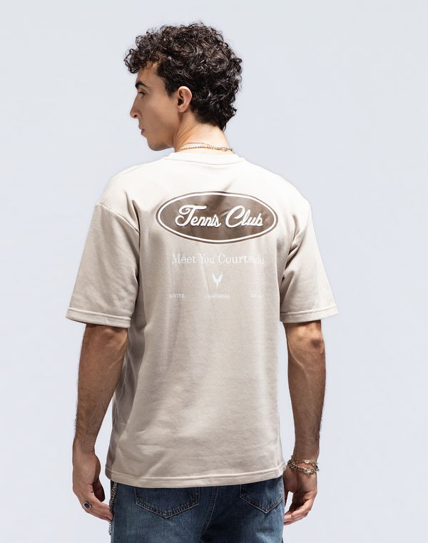 Men's REVIVE Oversized T-Shirt Beige