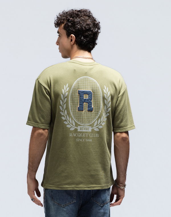Men's REVIVE Oversized T-Shirt Green