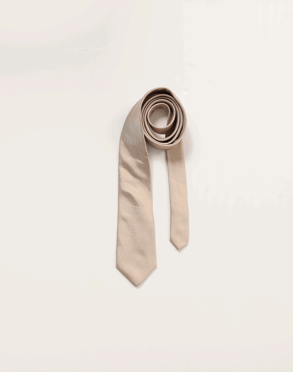NLM Men's Tie Beige