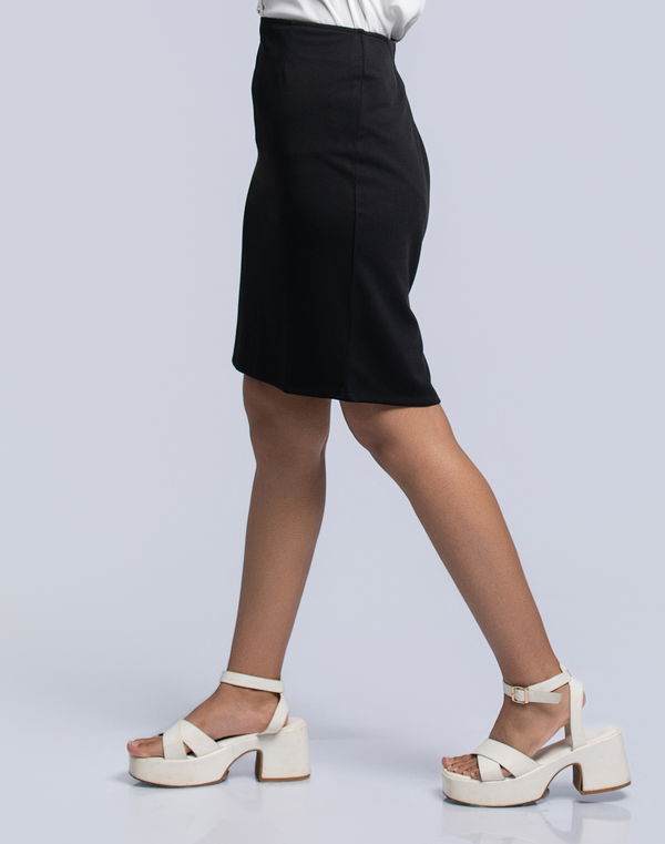 NOLIMIT CLASSIC TRANQUILITY Women's Short Length Formal Skirt Black