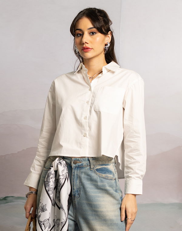 NOLIMIT COTTON RANGE Women's Shirt Collar Casual Blouse