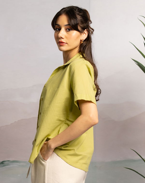 NOLIMIT COTTON RANGE Women's Shirt Collar Casual Blouse