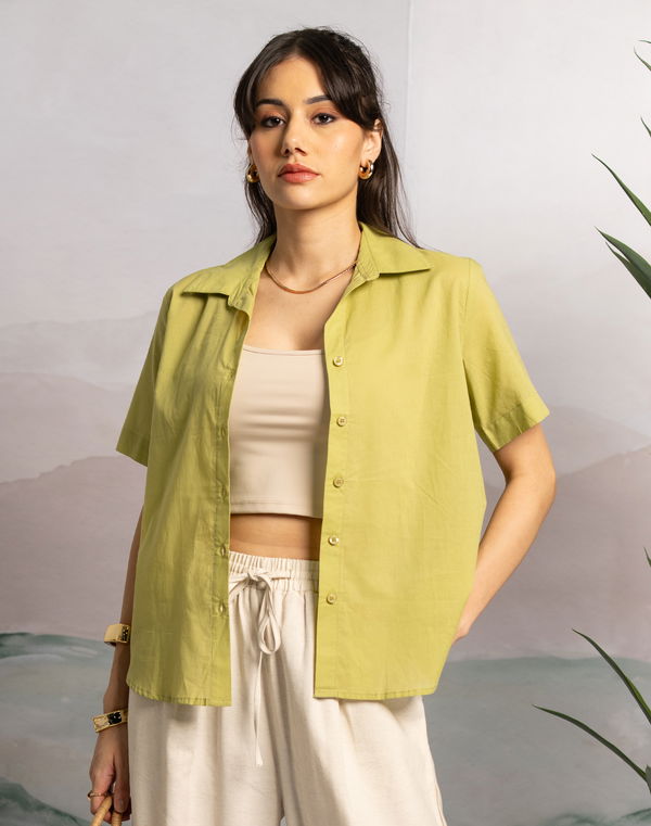 NOLIMIT COTTON RANGE Women's Shirt Collar Casual Blouse