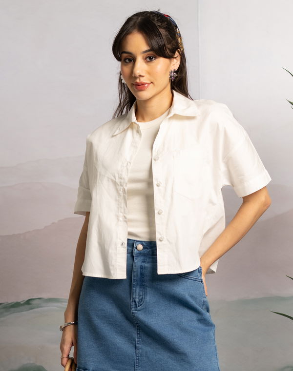NOLIMIT COTTON RANGE Women's Shirt Collar Casual Blouse