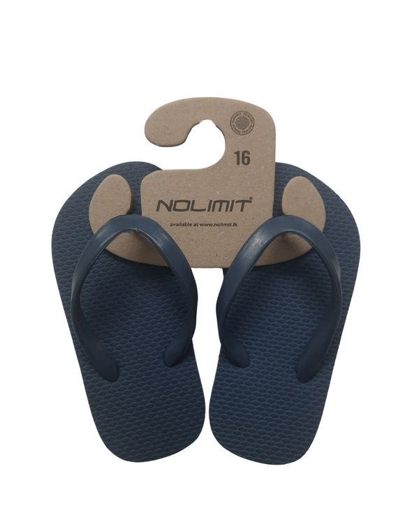 NOLIMIT Children V-Strap Flip Flops Navy Blue