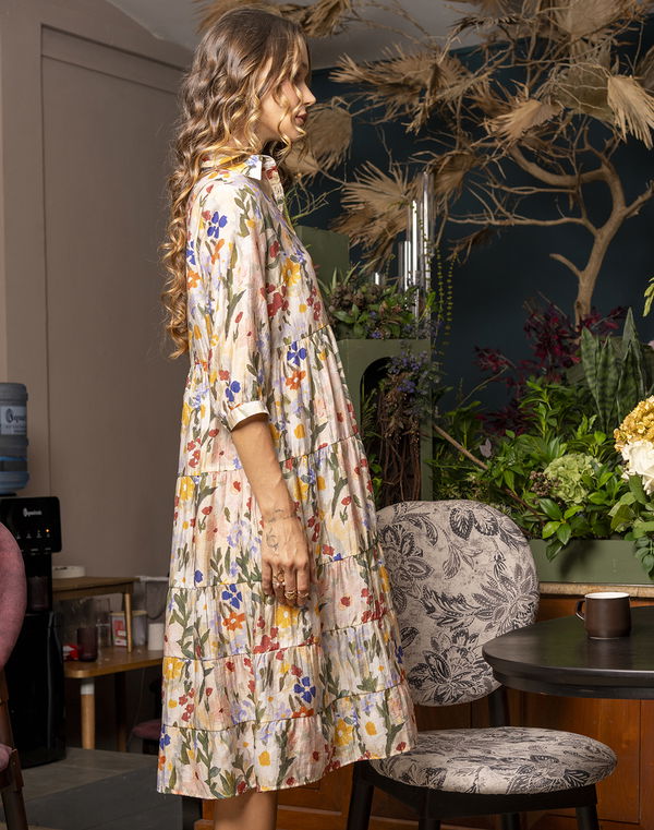 NOLIMIT FLORAL AFFAIR Women's Printed Casual Dress