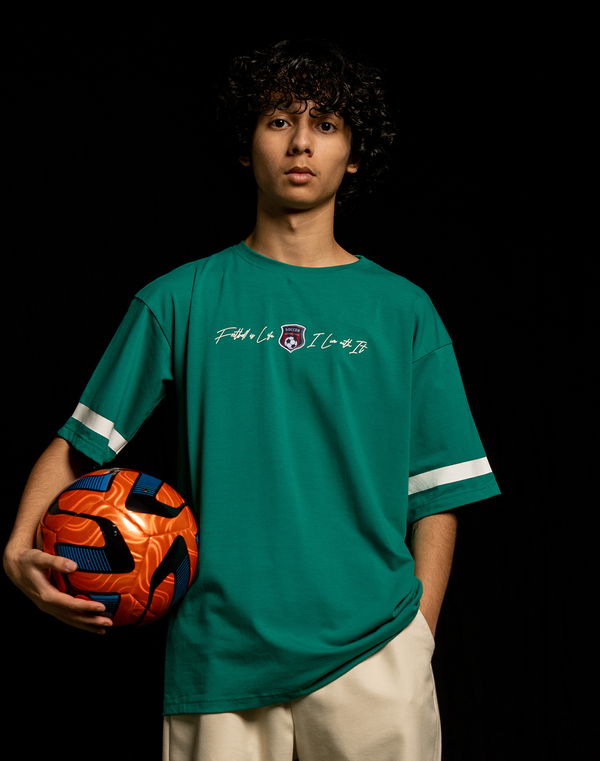 NOLIMIT FOOTBALL KICKOFF Boys Oversized T-Shirt Green