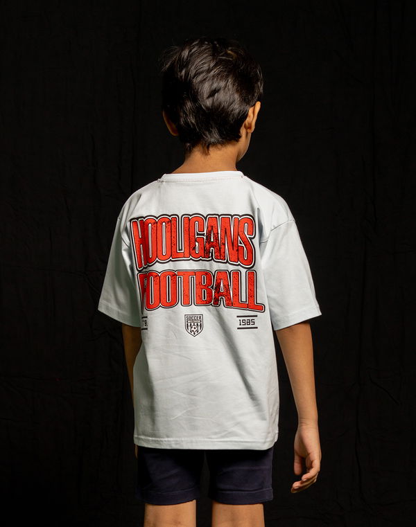 NOLIMIT FOOTBALL KICKOFF Boys Oversized T-Shirt Grey