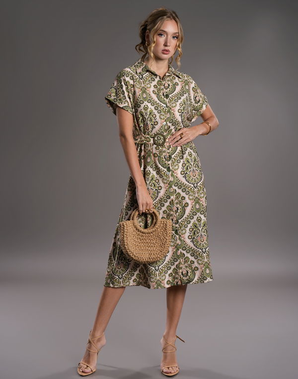 NOLIMIT GOLDEN AURORA Printed Dress