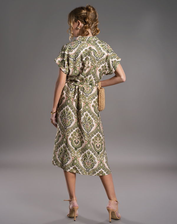 NOLIMIT GOLDEN AURORA Printed Dress
