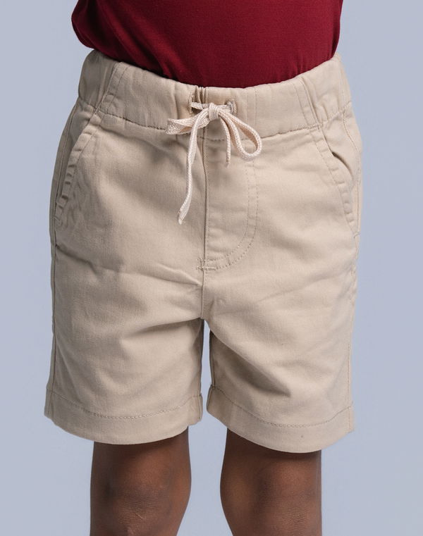 NOLIMIT Kids Boys Plain Short Light Beige