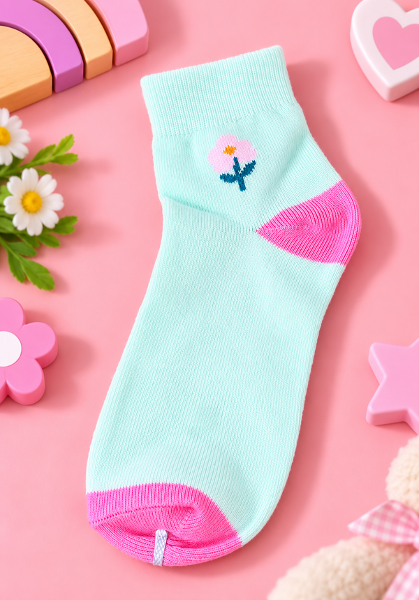 NOLIMIT Kids Girls 3 Pairs Quarter Socks