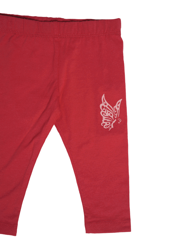 NOLIMIT LET'S BEE TOGETHER Baby Girls Legging Red