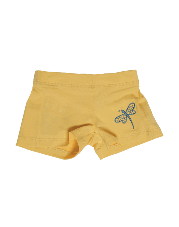 NOLIMIT LET'S BEE TOGETHER Baby Girls Printed Cotton Short Yellow