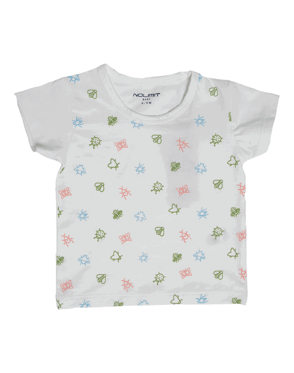 NOLIMIT LET'S BEE TOGETHER Baby Girls T-Shirt Off White